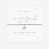 A Little 'Forever Proud Of You' Bracelet In Silver Plating' Bracelet   By Joma Jewellery