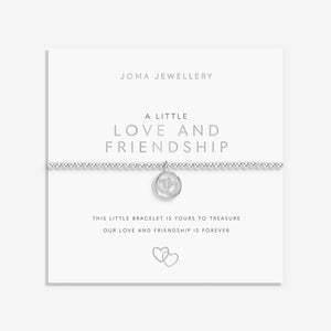 A Little 'Love And Friendship' Bracelet In Silver Plating  Bracelet  Silver  Plating  By Joma Jewellery