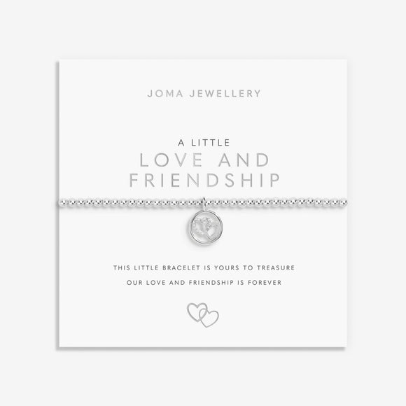 A Little 'Love And Friendship' Bracelet In Silver Plating  Bracelet  Silver  Plating  By Joma Jewellery