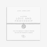A Little 'Love And Friendship' Bracelet In Silver Plating  Bracelet  Silver  Plating  By Joma Jewellery