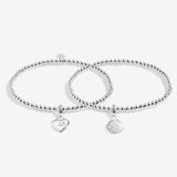 Joma Jewellery 40th Birthday' Linked Infinity Bracelets In Silver Plating Boxed