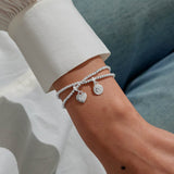 Joma Jewellery 50th Birthday' Linked Infinity Bracelets In Silver Plating Boxed