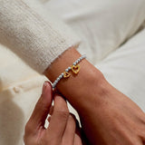 Joma Jewellery Boxed A Little 'Thank You' Silver & Gold Plated Bracelet