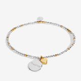 Joma Jewellery  So Loved 'Daughter' Bracelet In Silver And Gold Plating