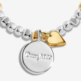 Joma Jewellery  So Loved 'Daughter' Bracelet In Silver And Gold Plating