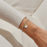 Joma Jewellery  So Loved 'Friend' Bracelet In Silver And Gold Plating