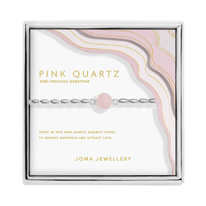 Joma Jewellery Serenity Stones Pink Quartz Bracelet