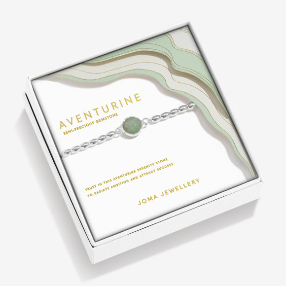 Joma Jewellery Serenity Stones Aventurine Bracelet