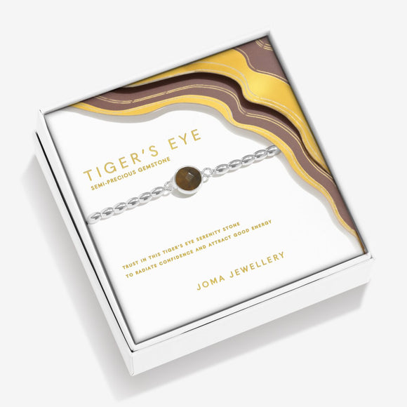 Joma Jewellery Serenity Stones Tiger's Eye Bracelet