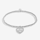 Confetti A Little 'Darling Daughter' Bracelet In Silver Plating By Joma Jewellery