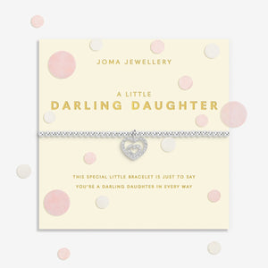 Confetti A Little 'Darling Daughter' Bracelet In Silver Plating By Joma Jewellery