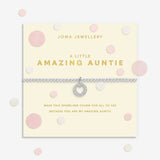 Confetti A Little 'Amazing Auntie' Bracelet In Silver Plating By Joma Jewellery
