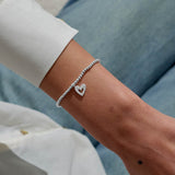 Confetti A Little 'With Love' Bracelet In Silver Plating By Joma Jewellery