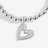 Confetti A Little 'With Love' Bracelet In Silver Plating By Joma Jewellery