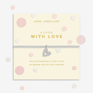 Confetti A Little 'With Love' Bracelet In Silver Plating By Joma Jewellery