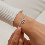 Confetti A Little 'Mummy to Be' Bracelet In Silver Plating By Joma Jewellery