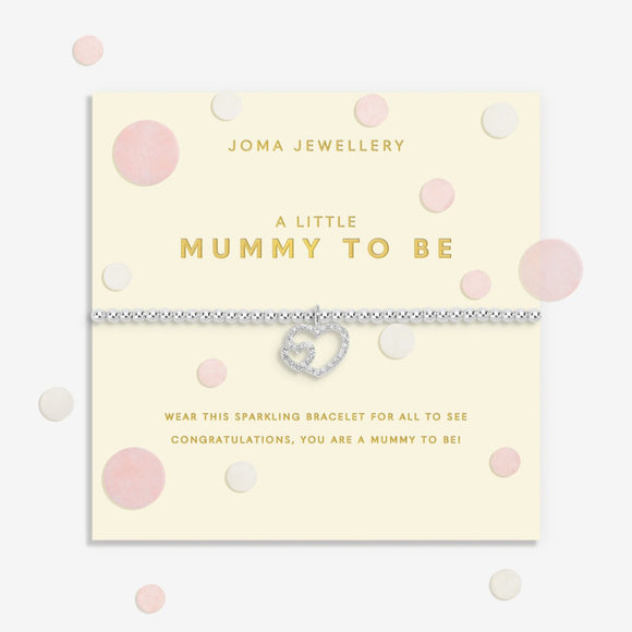 Confetti A Little 'Mummy to Be' Bracelet In Silver Plating By Joma Jewellery