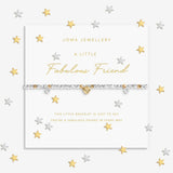 Sparkle Confetti A Little 'Fabulous Friend' Bracelet In Silver And Gold Plating By Joma Jewellery