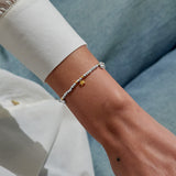 Sparkle Confetti A Little 'One In A Million' Bracelet In Silver And Gold Plating By Joma Jewellery