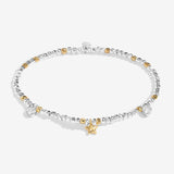 Sparkle Confetti A Little 'One In A Million' Bracelet In Silver And Gold Plating By Joma Jewellery
