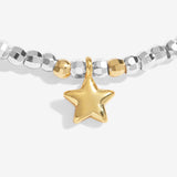 Sparkle Confetti A Little 'One In A Million' Bracelet In Silver And Gold Plating By Joma Jewellery