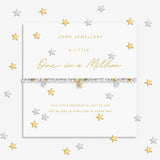 Sparkle Confetti A Little 'One In A Million' Bracelet In Silver And Gold Plating By Joma Jewellery
