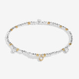 Sparkle Confetti A Little 'Season To Sparkle' Bracelet In Silver And Gold Plating By Joma Jewellery