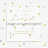 Sparkle Confetti A Little 'Season To Sparkle' Bracelet In Silver And Gold Plating By Joma Jewellery