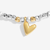 Sparkle Confetti A Little 'Love And Wishes' Bracelet In Silver And Gold Plating By Joma Jewellery