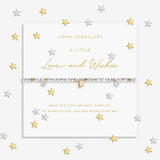 Sparkle Confetti A Little 'Love And Wishes' Bracelet In Silver And Gold Plating By Joma Jewellery