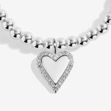 Joma Jewellery Christmas A Little 'With Love' Bracelet In Silver Plating