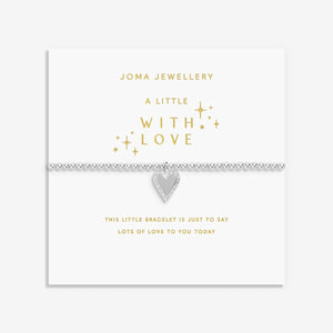 Joma Jewellery Christmas A Little 'With Love' Bracelet In Silver Plating