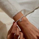 Joma Jewellery Christmas A Little 'Merry Christmas Fabulous Friend' Bracelet In Silver Plating