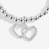 Joma Jewellery Christmas A Little 'Merry Christmas Fabulous Friend' Bracelet In Silver Plating