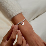 Joma Jewellery Christmas A Little 'Christmas Robin' Bracelet In Silver Plating