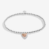 Joma Jewellery Christmas A Little 'Christmas Robin' Bracelet In Silver Plating