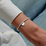 Joma Jewellery Christmas A Little 'Merry Christmas Wonderful Mum' Bracelet In Silver Plating
