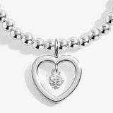 Joma Jewellery Christmas A Little 'One In A Million' Bracelet In Silver Plating