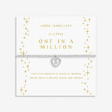 Joma Jewellery Christmas A Little 'One In A Million' Bracelet In Silver Plating