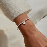 Joma Jewellery Life's A Charm 'Sister' Bracelet In Silver Plating