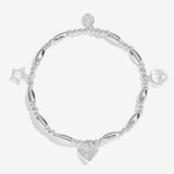 Joma Jewellery Life's A Charm 'Sister' Bracelet In Silver Plating
