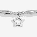 Joma Jewellery Life's A Charm 'Sister' Bracelet In Silver Plating