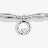 Joma Jewellery Life's A Charm 'Sister' Bracelet In Silver Plating