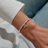 Joma Jewellery Life's A Charm 'Auntie' Bracelet In Silver Plating