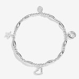Joma Jewellery Life's A Charm 'Auntie' Bracelet In Silver Plating