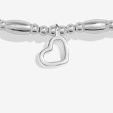 Joma Jewellery Life's A Charm 'Auntie' Bracelet In Silver Plating
