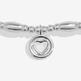 Joma Jewellery Life's A Charm 'Auntie' Bracelet In Silver Plating