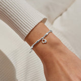 Joma Jewellery Life's A Charm 'Grandma' Bracelet In Silver Plating