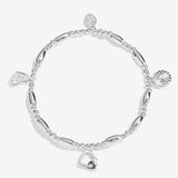 Joma Jewellery Life's A Charm 'Grandma' Bracelet In Silver Plating