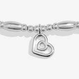 Joma Jewellery Life's A Charm 'Grandma' Bracelet In Silver Plating